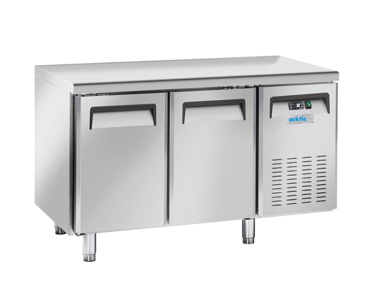 Stół mroźniczy 2-drzwiowy z agregatem bocznym, Arktic, GN 1/1, 230V/570W, 1380x700x(H)850mm