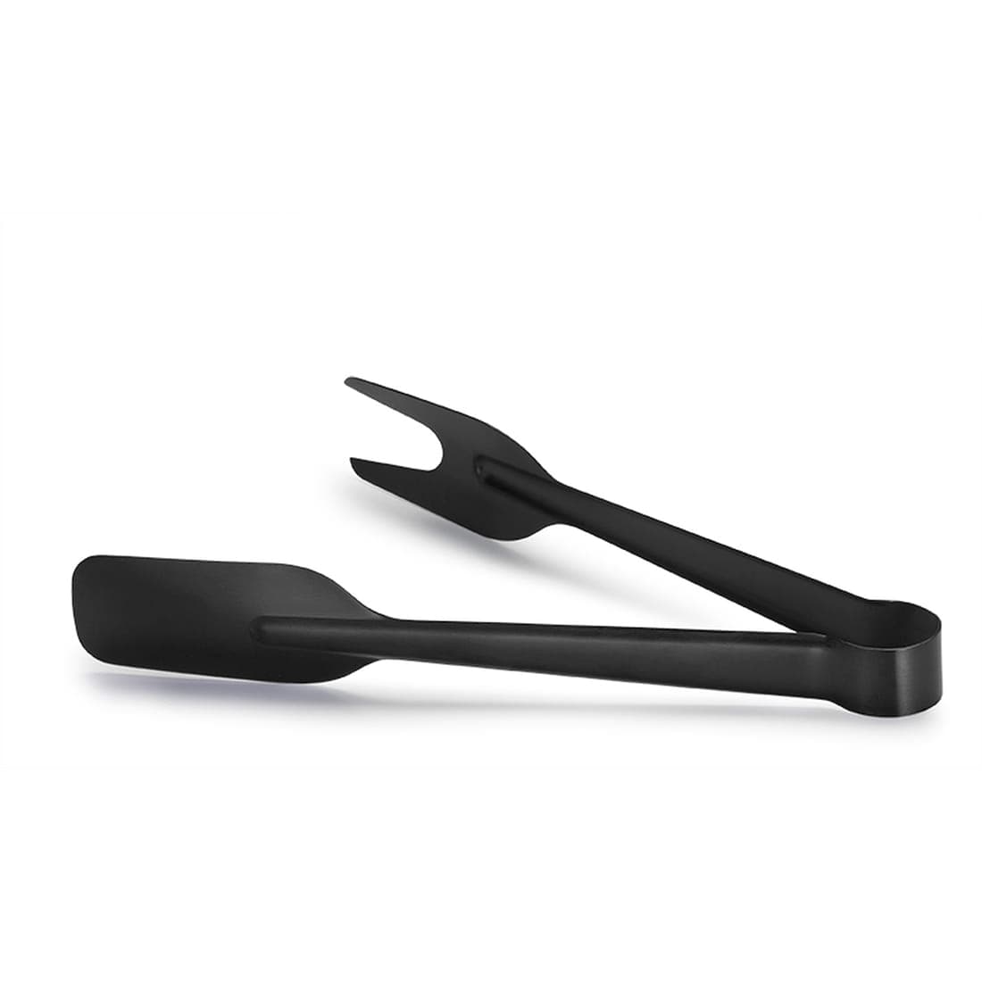 COMAS Black Satin czarne szczypce serwisowe z widelcem, dł. 24 cm, stal nierdzewna