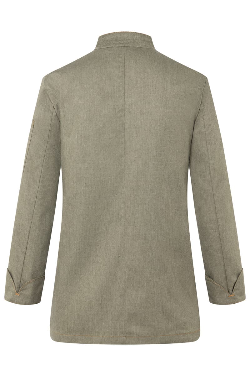 Bluza kucharska damska Jeans-Style JF 20/103/34 kolor vintage mchowa zieleń