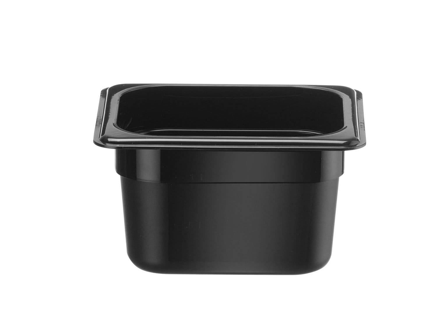 Pojemnik GN 1/6, HENDI, Kitchen Line, GN 1/6, 1,4L, czarny, 175x160x(H)100mm