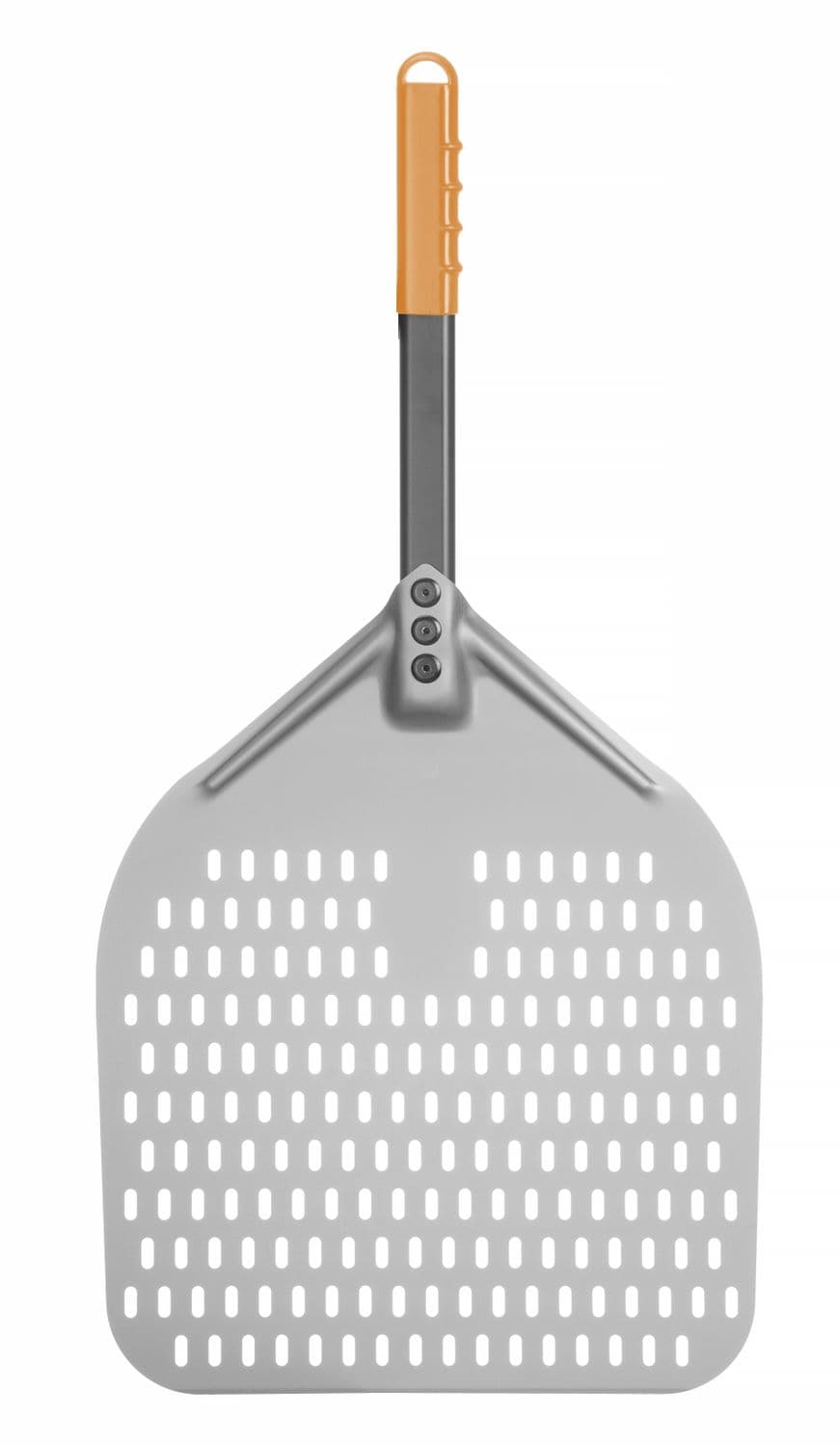 Łopata do pizzy z perforacją i krótką rączką, kwadratowa, HENDI, 350x710mm