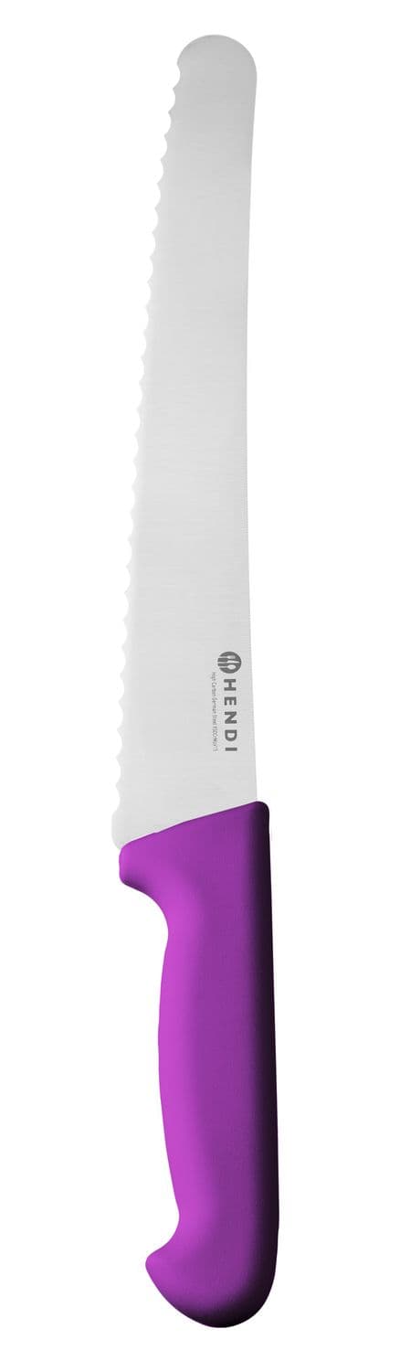 Nóż cukierniczy 250 mm, HACCP, HENDI, Profi Line, fioletowy, (L)383mm