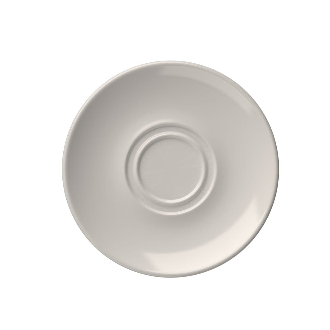 KREMA Lona porcelanowy spodek 160 mm kremowy/12 szt