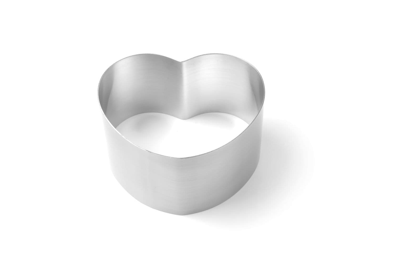 Rant piekarniczo-cukierniczy serce, HENDI, w zestawie 4 ranty: 150, 250, 350, 450 mm, 4 szt., (H)80mm