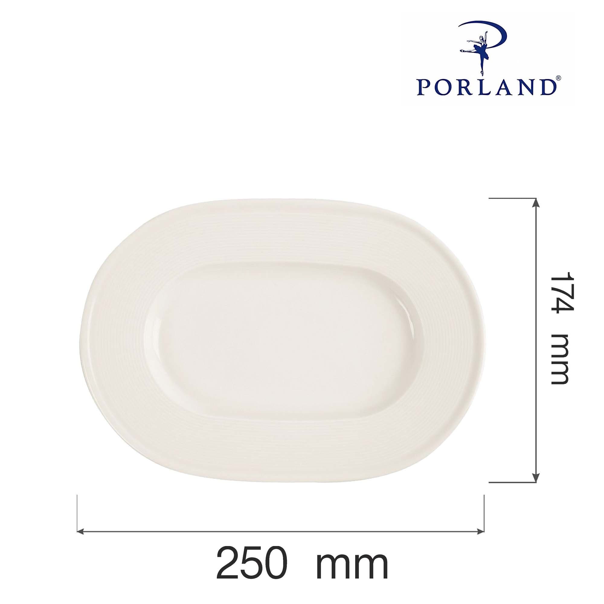 Półmisek owalny Line 250 mm