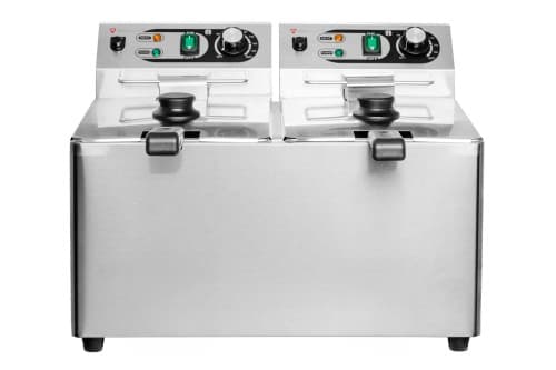 Frytownica elektryczna RQF8L2 | podwójna | 2x 8 l | 2x 3 kW