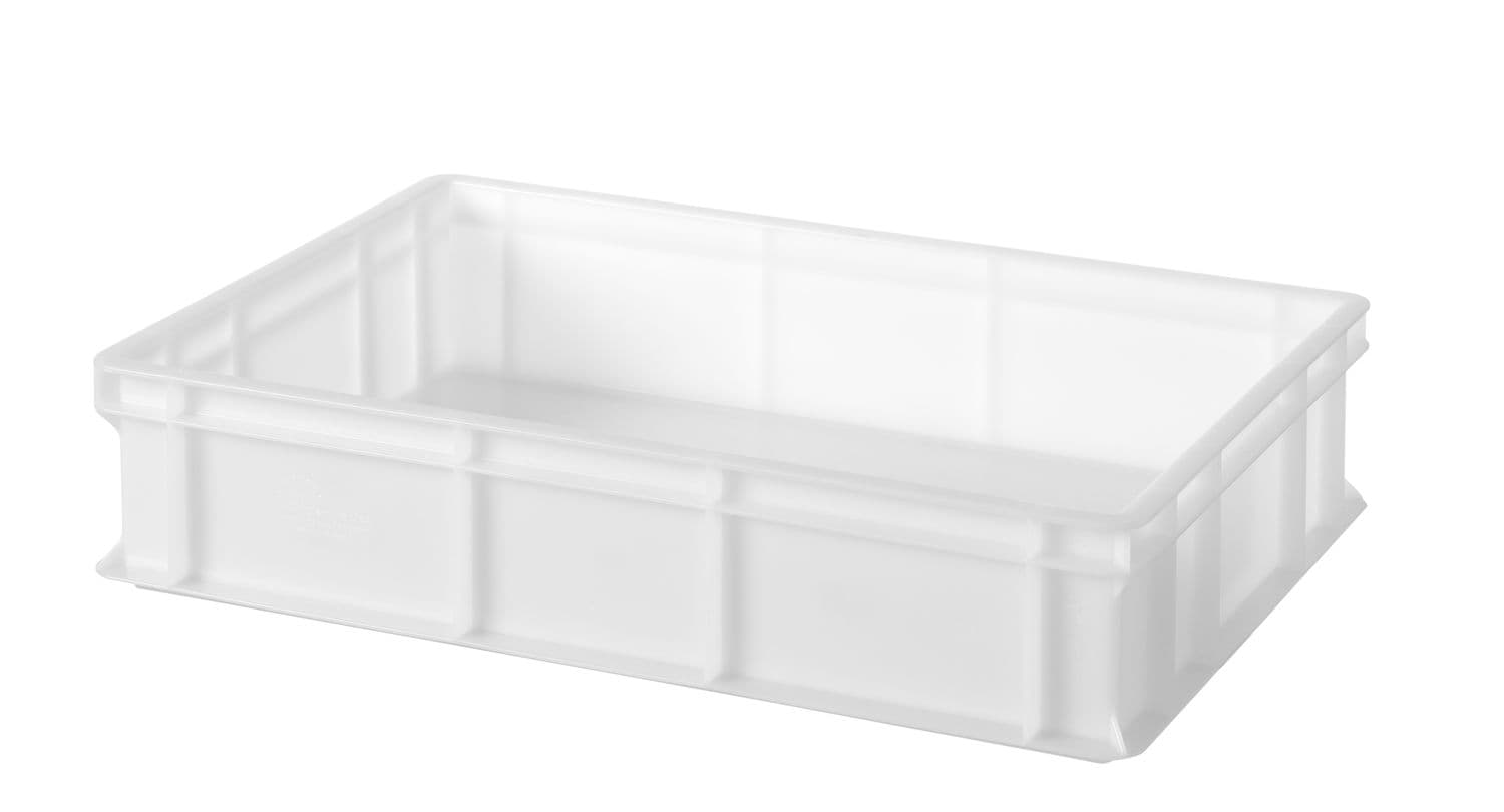 Pojemnik na ciasto na pizzę, AmerBox, Profi Line, biały, 600x400x(H)130mm, Prostokątny