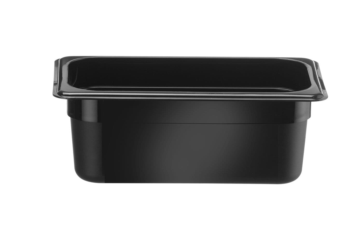 Pojemnik GN 1/4, HENDI, Kitchen Line, GN 1/4, 2,4L, czarny, 265x160x(H)100mm