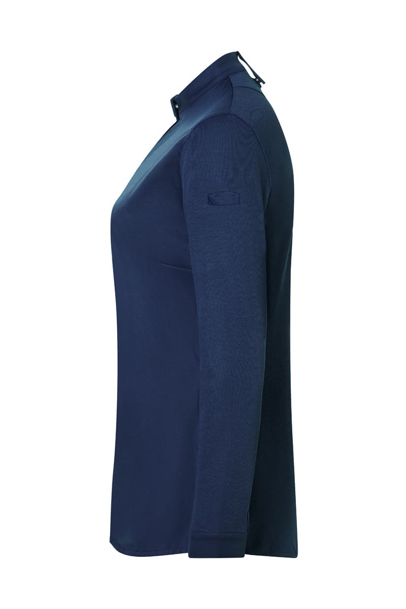 Bluza kucharska damska z długim rękawem DIAMOND CUT® Avantgarde DCJF 8/83/52 kolor stalowoniebieski