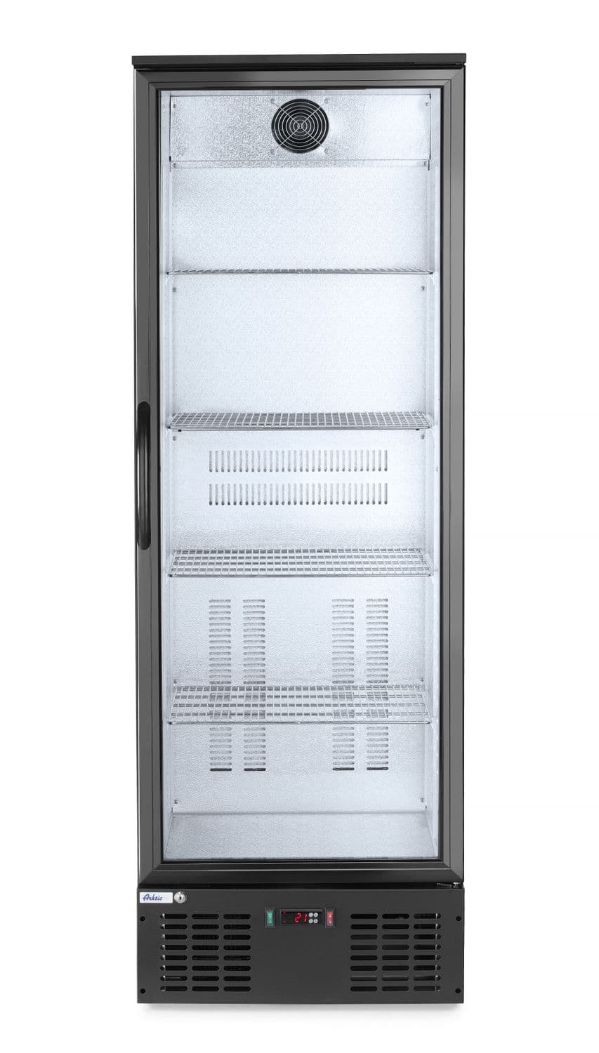 Lodówka barowa 1-drzwiowa, Arktic, 300L, czarny, 230V/195W, 528x600x(H)1820mm