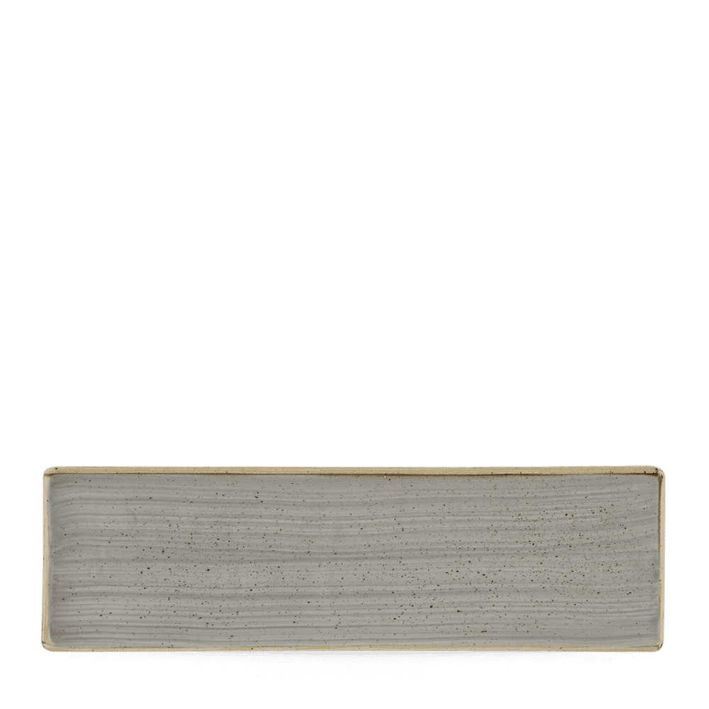 Taca porcelanowa Stonecast Peppercorn Grey, 300x90mm