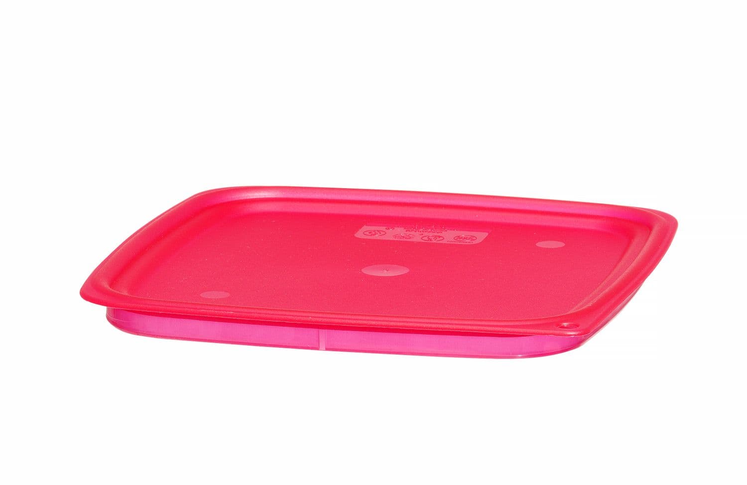 Pokrywka do pojemnika CamSquares Fresh Pro, Cambro, do pojemników 5,7l i 7,6l, czerwony, 229x229x(H)19mm