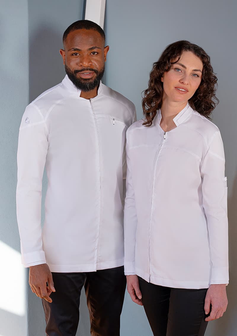 Bluza kucharska damska z długim rękawem DIAMOND CUT® Excellence DCJF 10/3/54 kolor biały