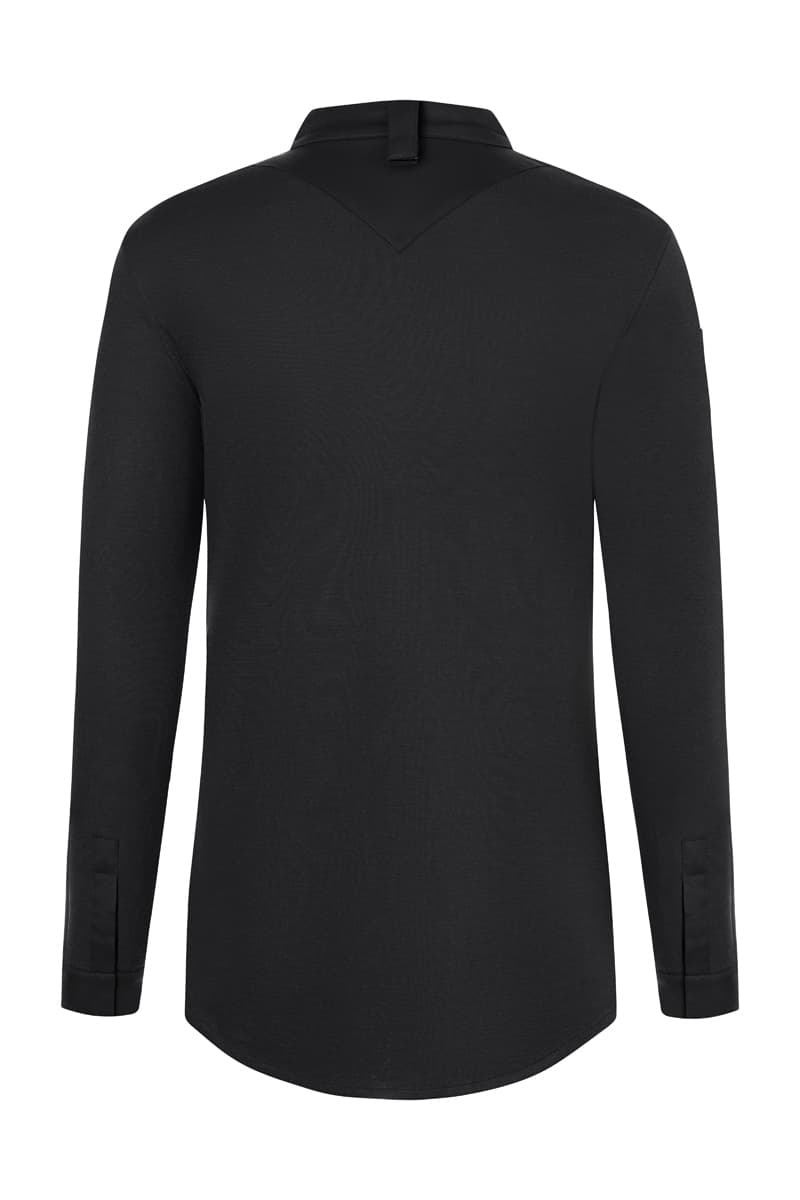 Bluza kucharska z długim rękawem DIAMOND CUT Karlowsky męska czarna 50