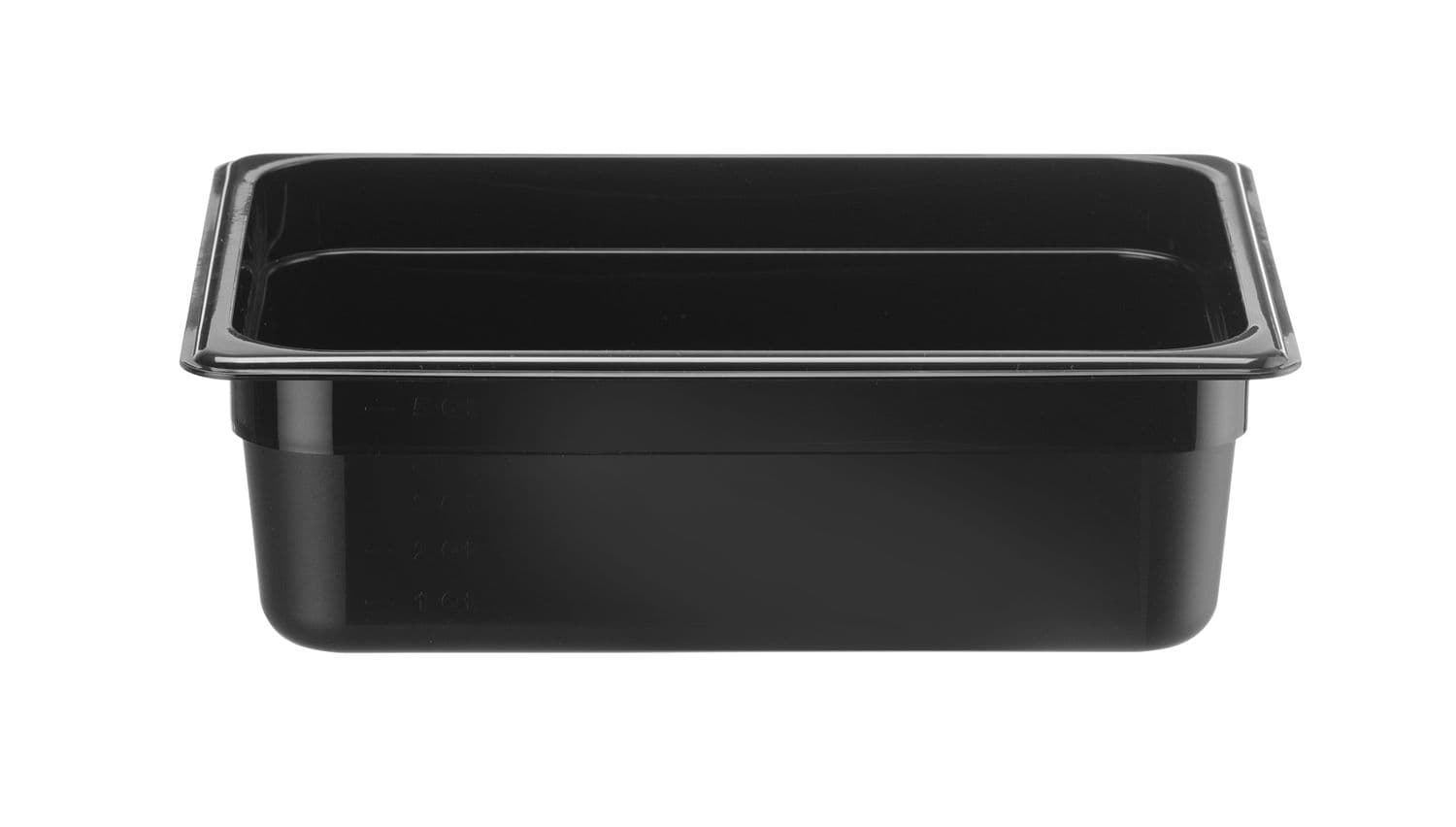 Pojemnik GN 1/2, HENDI, Kitchen Line, GN 1/2, 5,7L, czarny, 325x265x(H)100mm