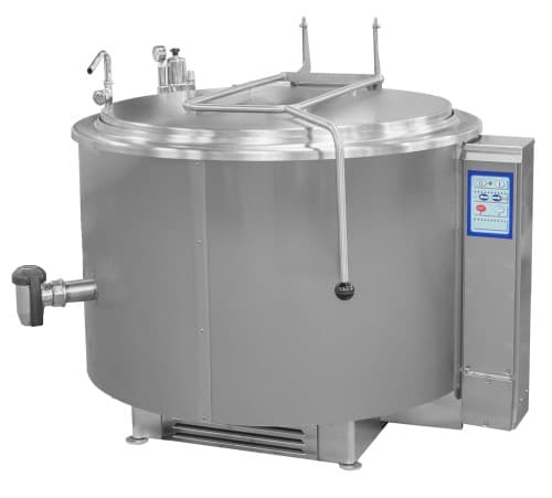 Kocioł warzelny gazowy z grzaniem pośrednim | opcja mieszadła | 48 kW | 400 l | 1320x1330x1070 mm | RQK-401GR