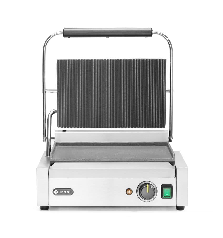 Grill kontaktowy PANINI ryflowany/gładki