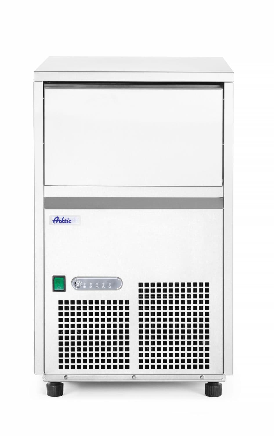 Kostkarka do lodu, Arktic, srebrny, 230V/385W, 520x380x(H)637mm