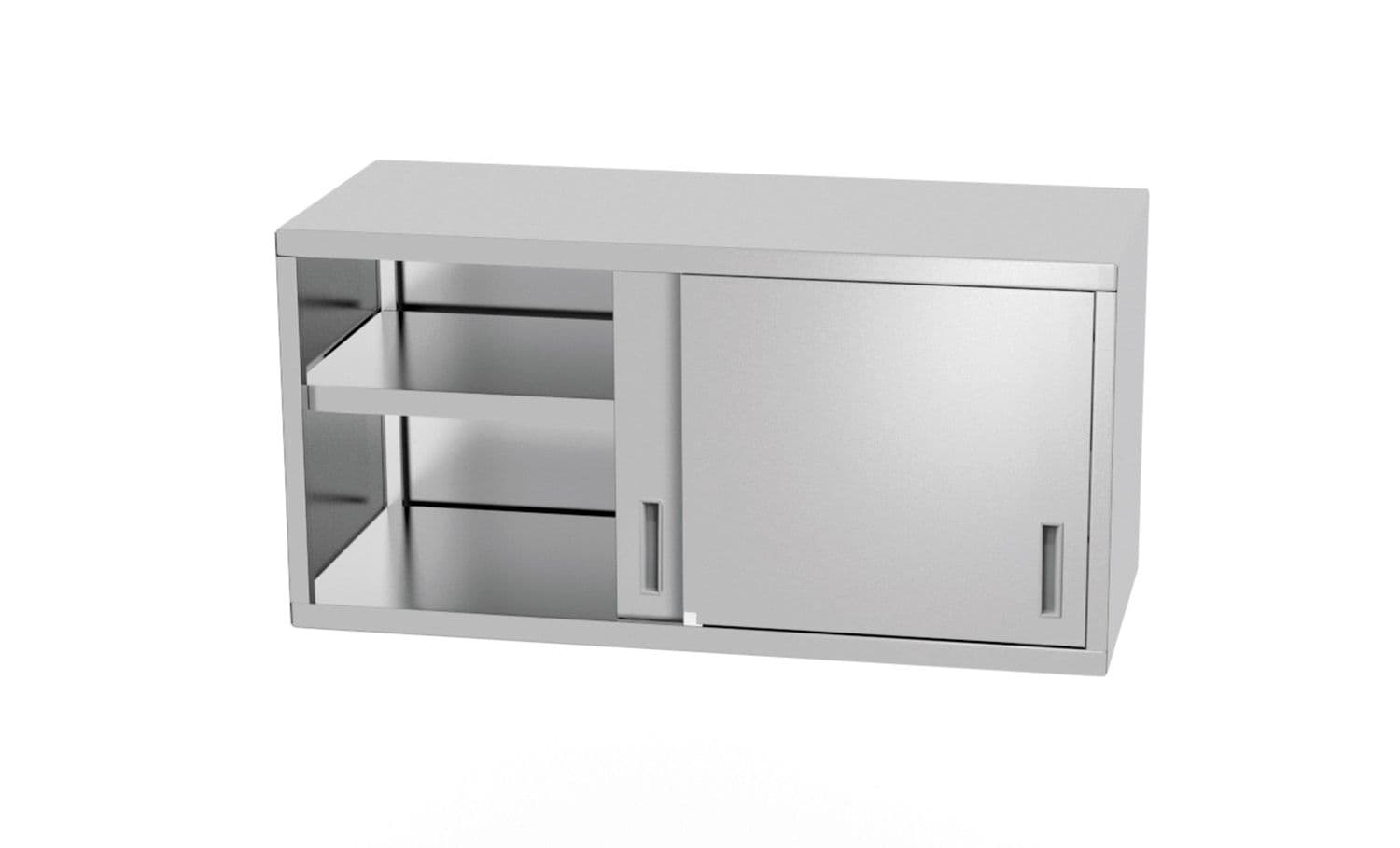 Szafka wisząca – spawana, z drzwiami suwanymi, HENDI, Profi Line, 800x300x(H)600mm