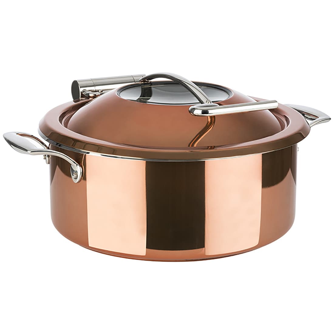 ORBIT garnek podgrzewacz 4-częściowy stal nierdzewna w kolorze miedzi, Ø30,5 wys.17,5 cm, 4 l