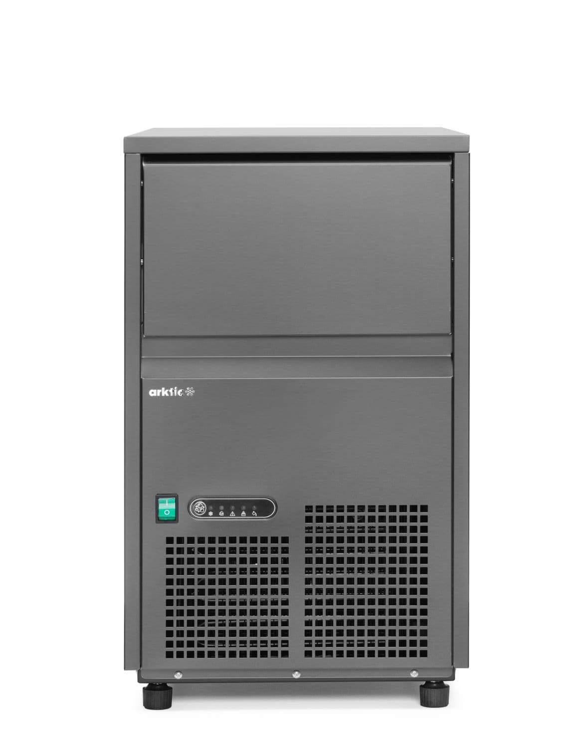 Kostkarka do lodu, Arktic, czarny, 230V/385W, 520x380x(H)637mm