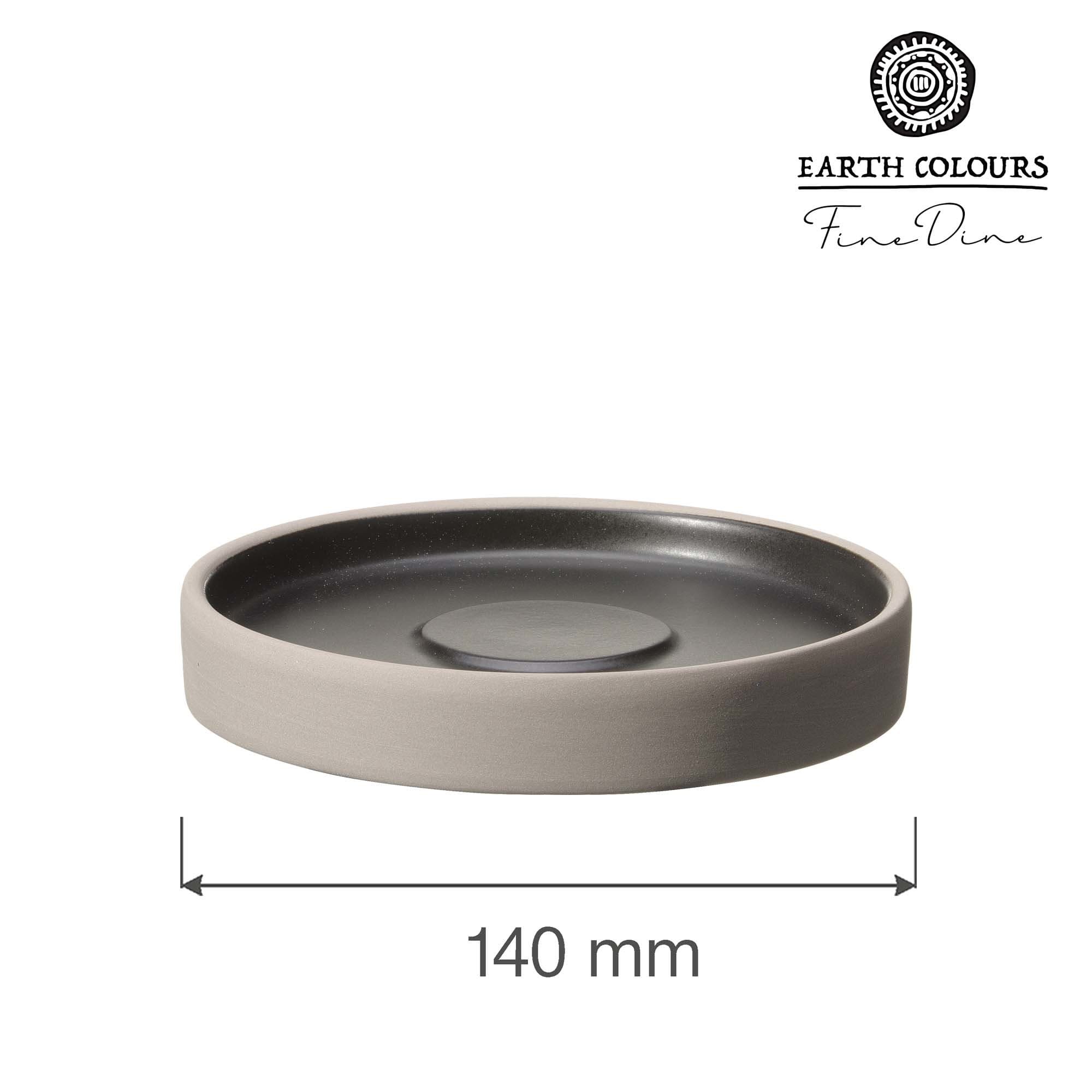Talerz gourmet Mia Black 140mm