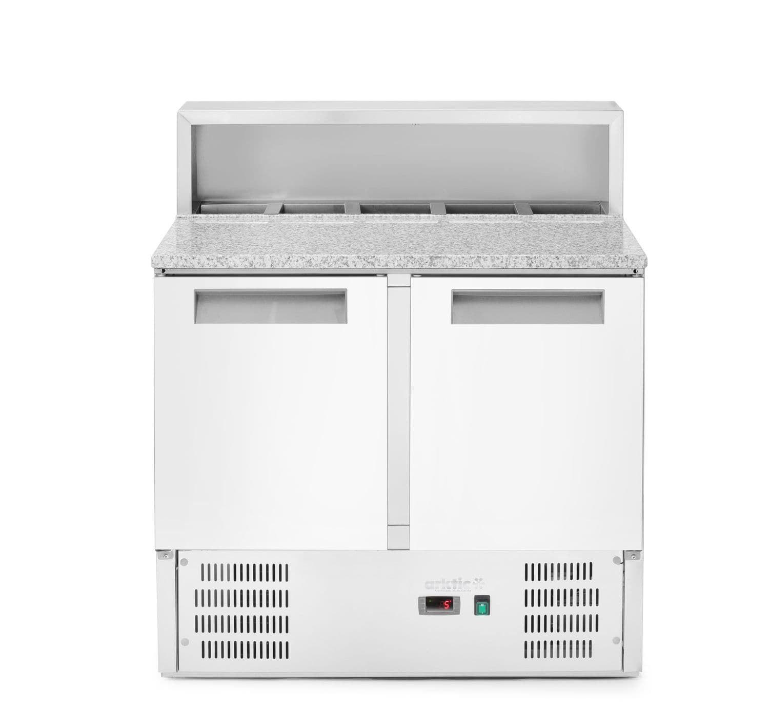 Stół chłodniczy z nadstawą i blatem granitowym, Arktic, 146L, 230V/145W, 700x900x(H)1070mm