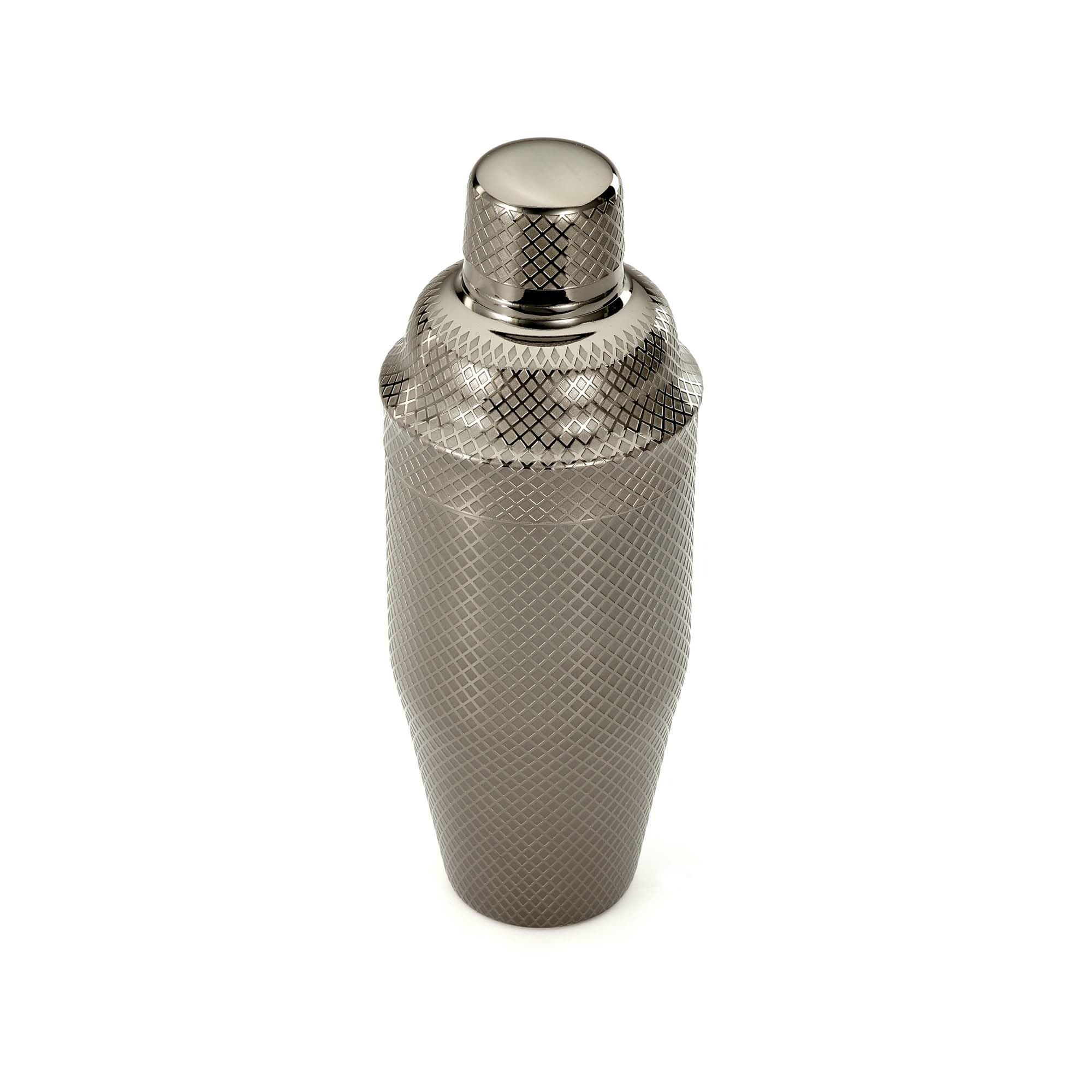 Shaker barmański 3-częściowy w stylu japońskim Diamond Lettice, czarny, BarFly, 700ml