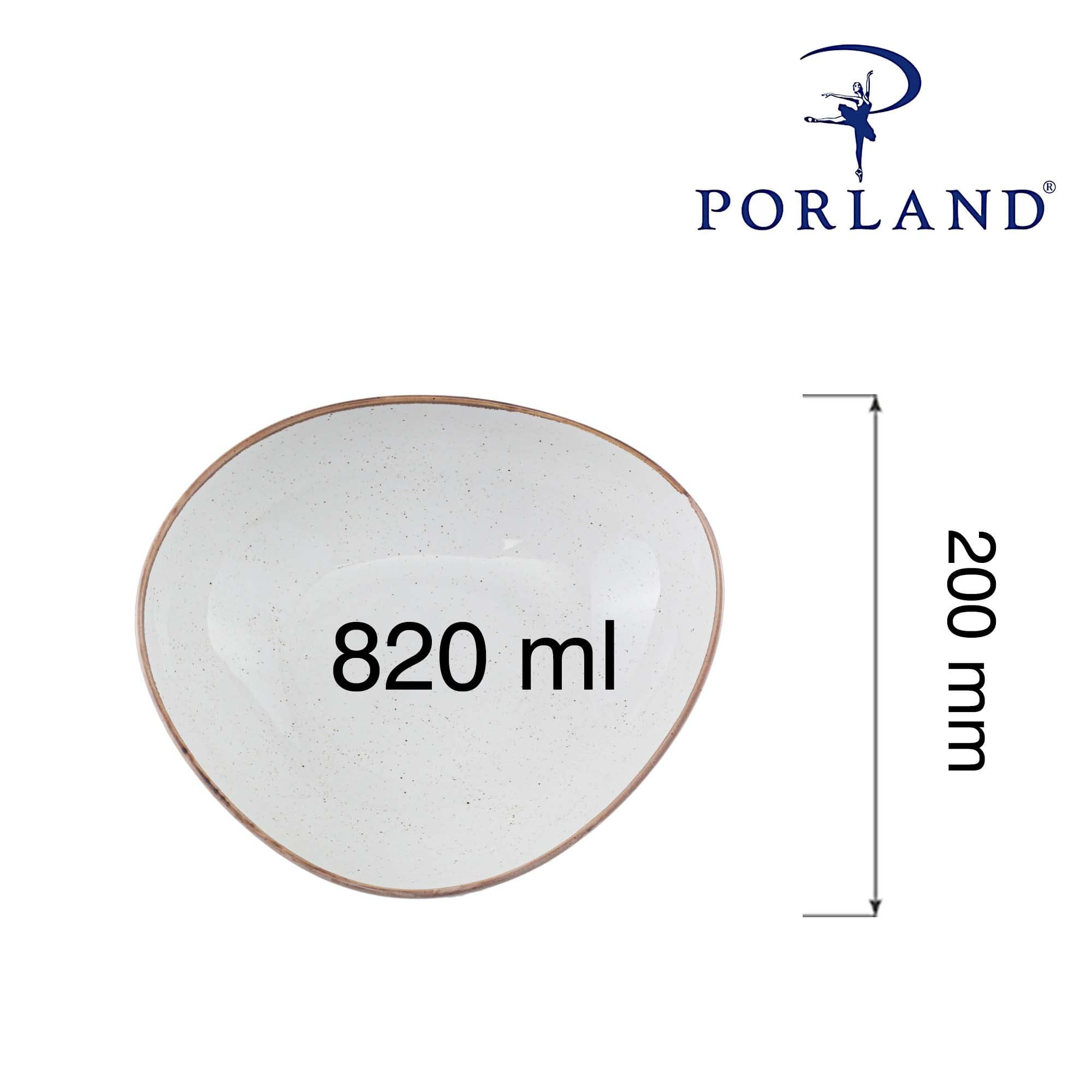 Miska trójkątna Sand, 200mm, 820 ml
