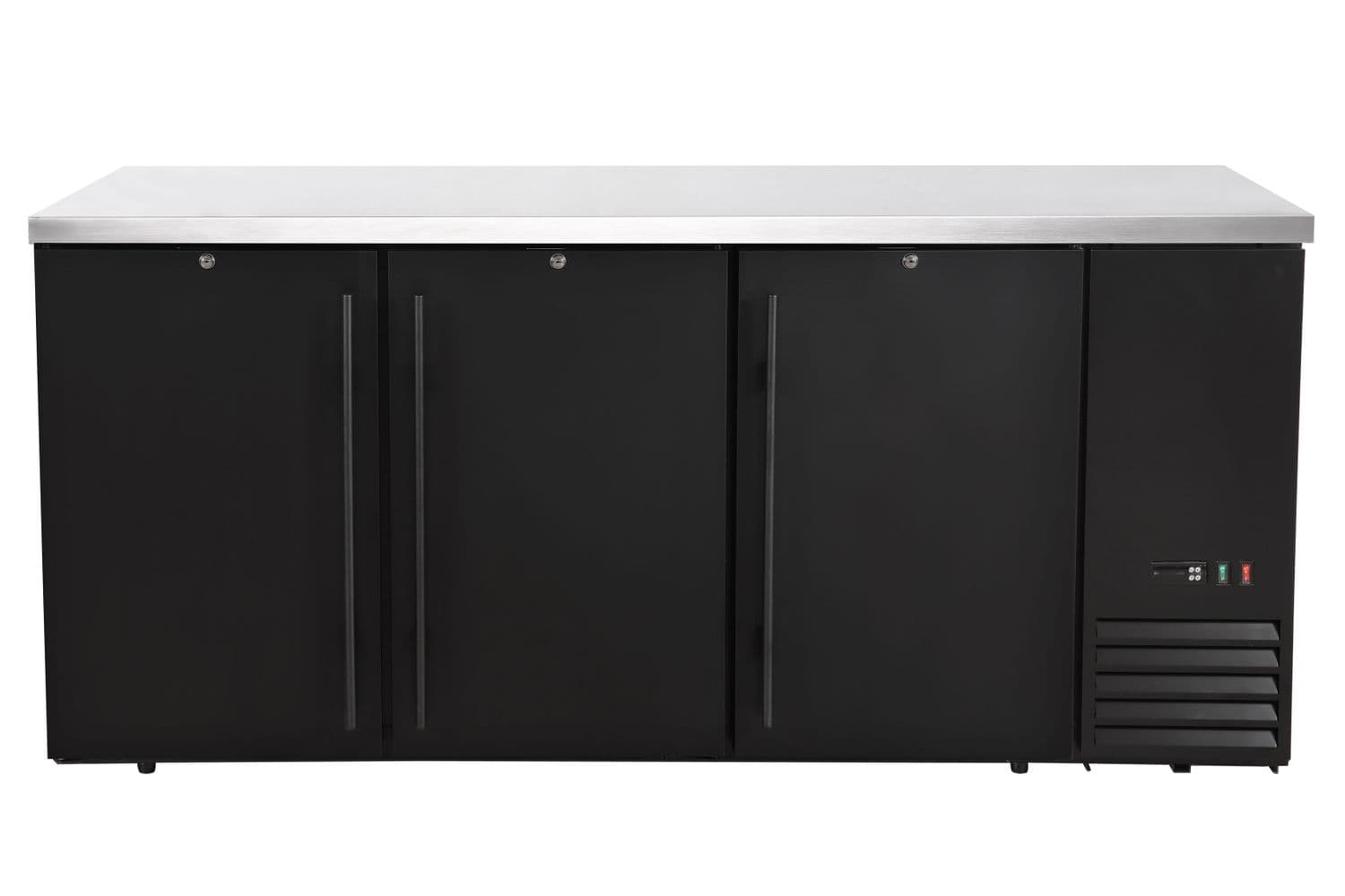 Chłodnicza lada barowa, pełne drzwi, Arktic, 6 półek, 493L, czarny, 230V/185W, 1826x631x(H)865mm