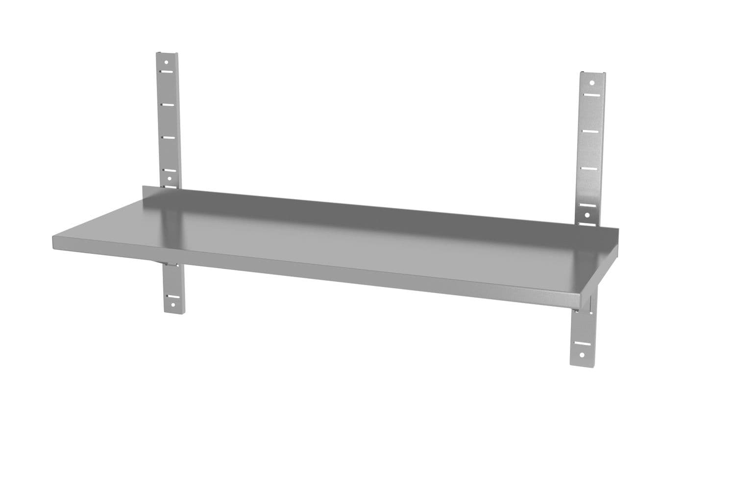 Półka wisząca regulowana, pojedyncza, z 2 konsolami, HENDI, 1400x300x(H)600mm