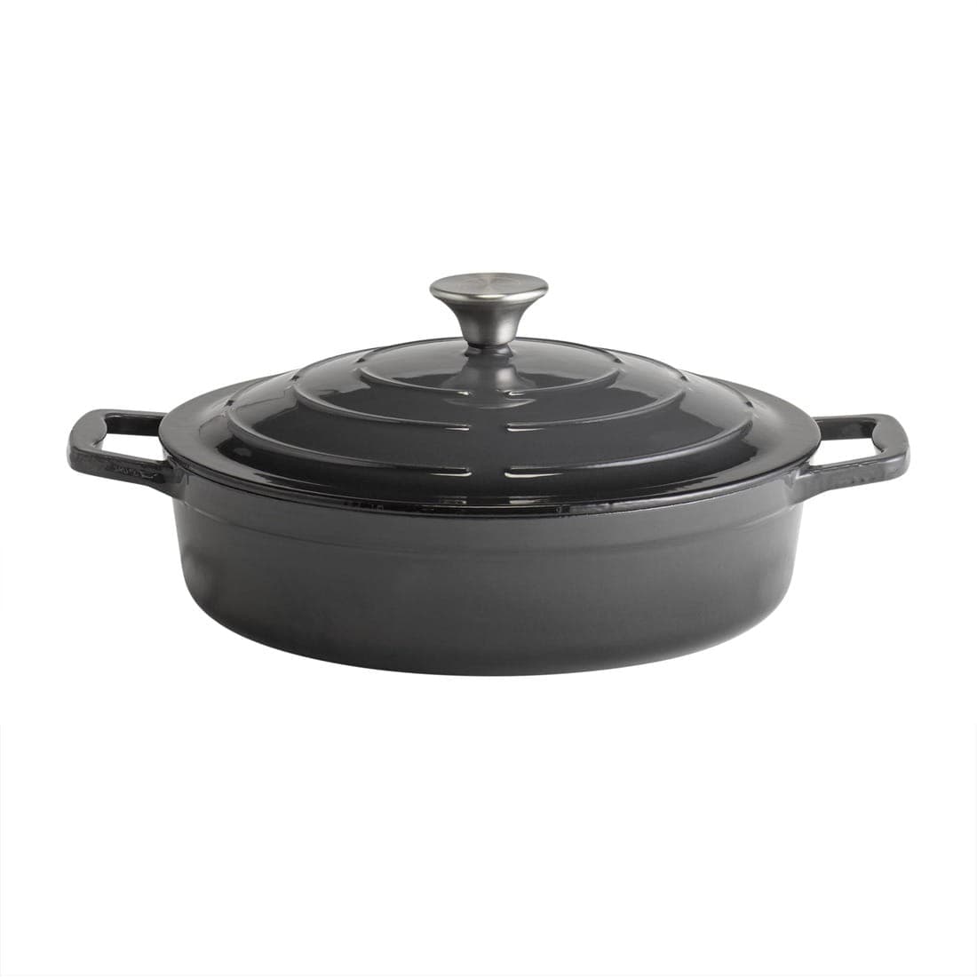 5 STARS Garnek emaliowane żeliwo Ø28 cm, wys. 7/13,5 cm, 3 l kolor czarny