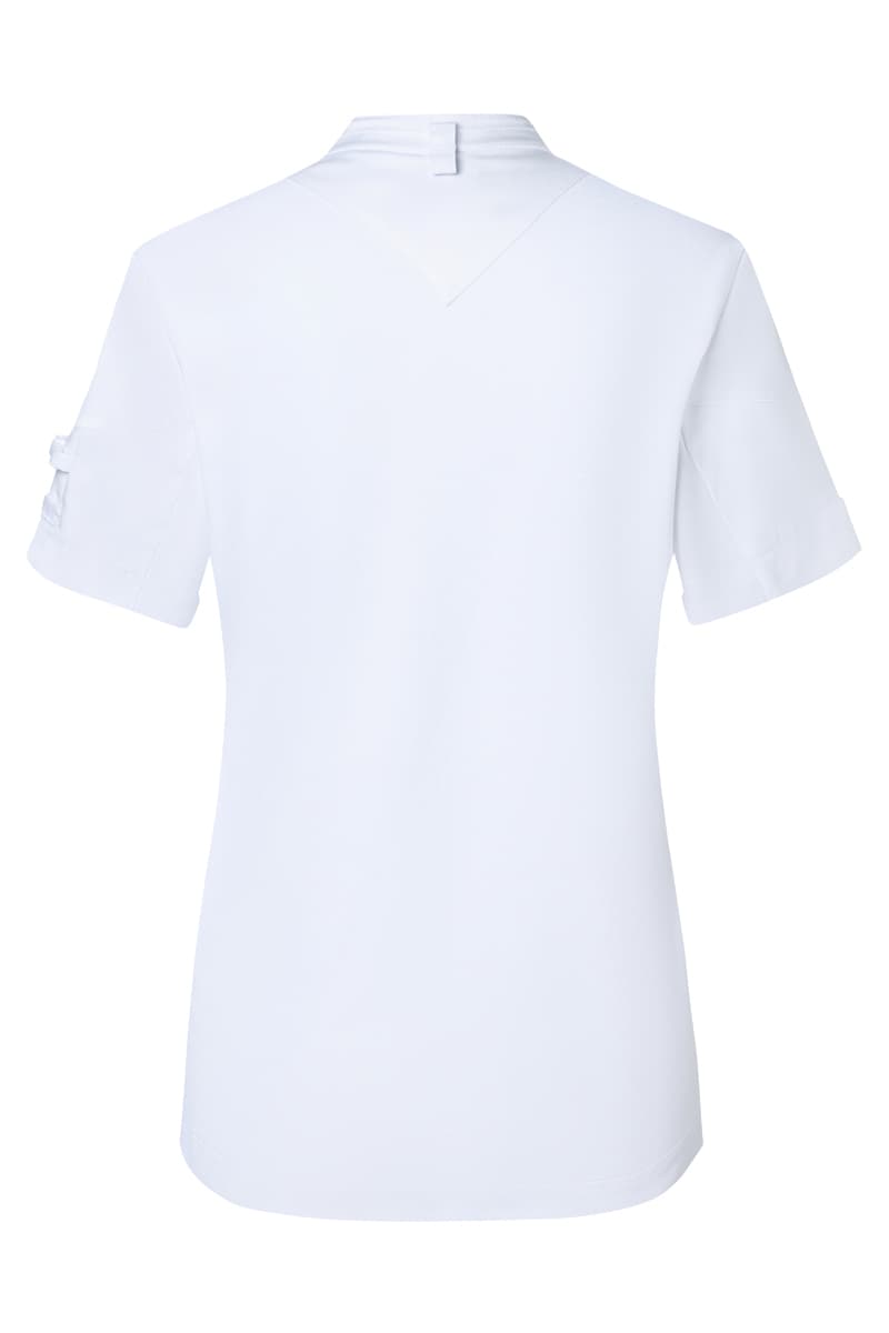 Bluza kucharska damska z krótkim rękawem DIAMOND CUT® Excellence DCJF 11/3/34 kolor biały