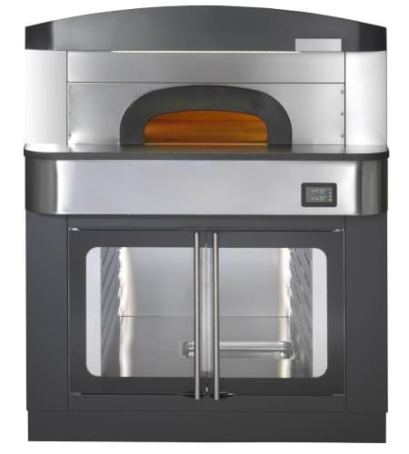Piec do pizzy neapolitańskiej | elektryczny | komora rozrostu | okap | 9x30 cm | 515 °C | 550 9C