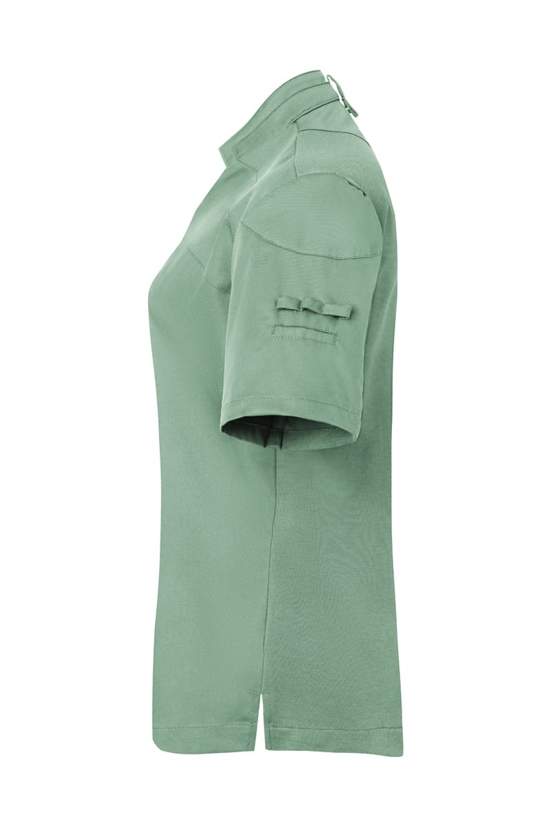 Bluza kucharska damska z krótkim rękawem DIAMOND CUT® Excellence DCJF 11/69/34 kolor pastelowa zieleń