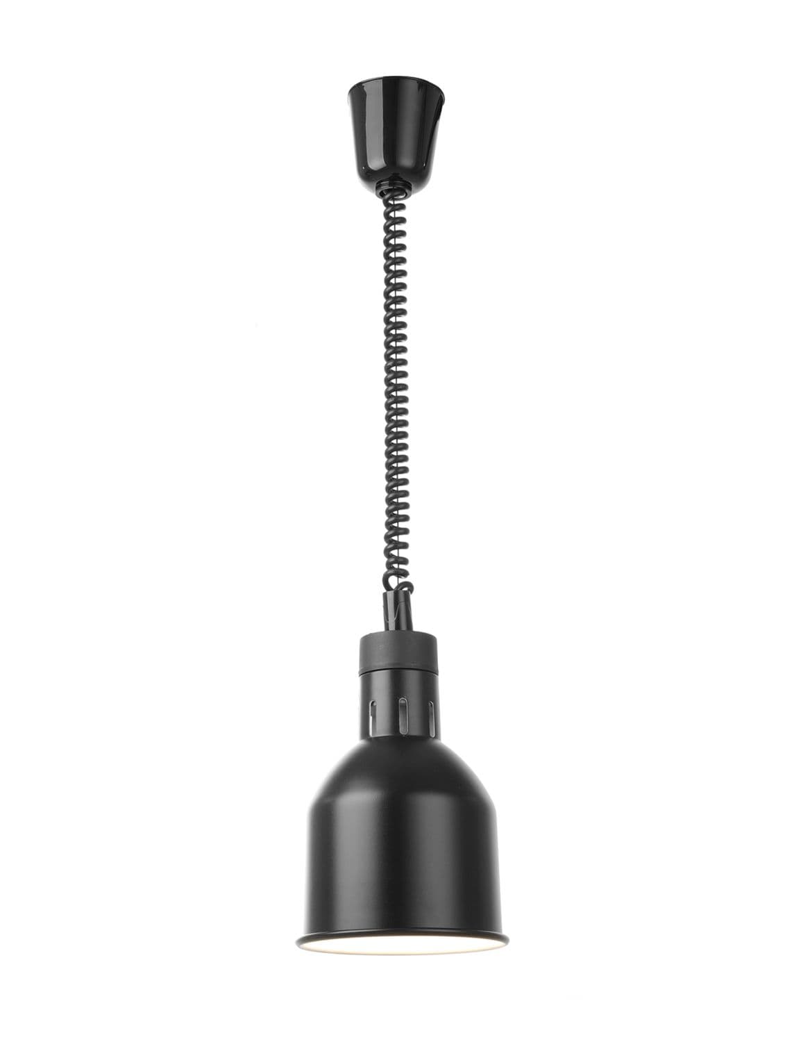 Lampa do podgrzewania potraw wisząca, cylindryczna, HENDI, czarny, 230V/375W, ⌀175x(H)250mm