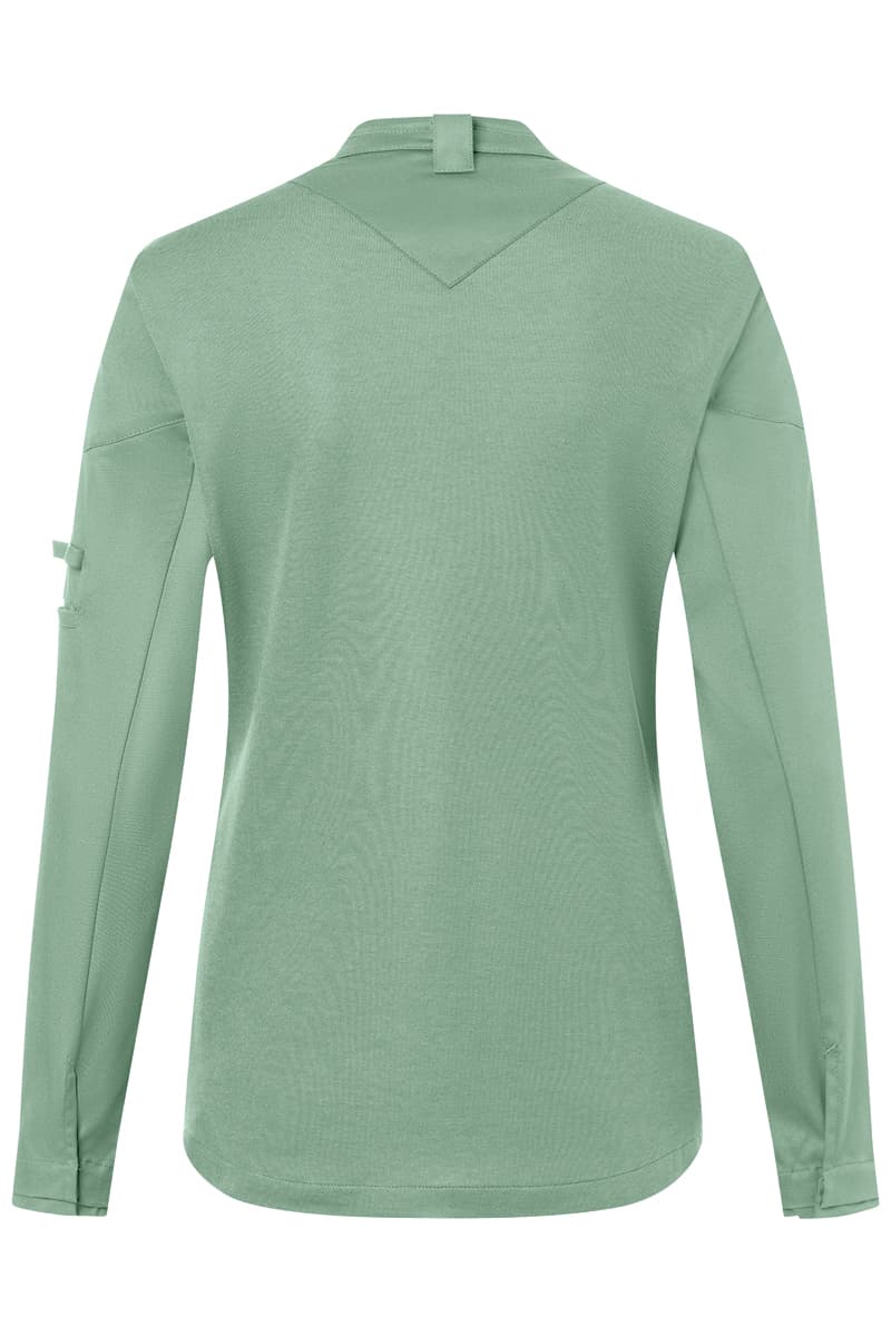 Bluza kucharska damska z długim rękawem DIAMOND CUT® Excellence DCJF 10/69/38 kolor pastelowa zieleń