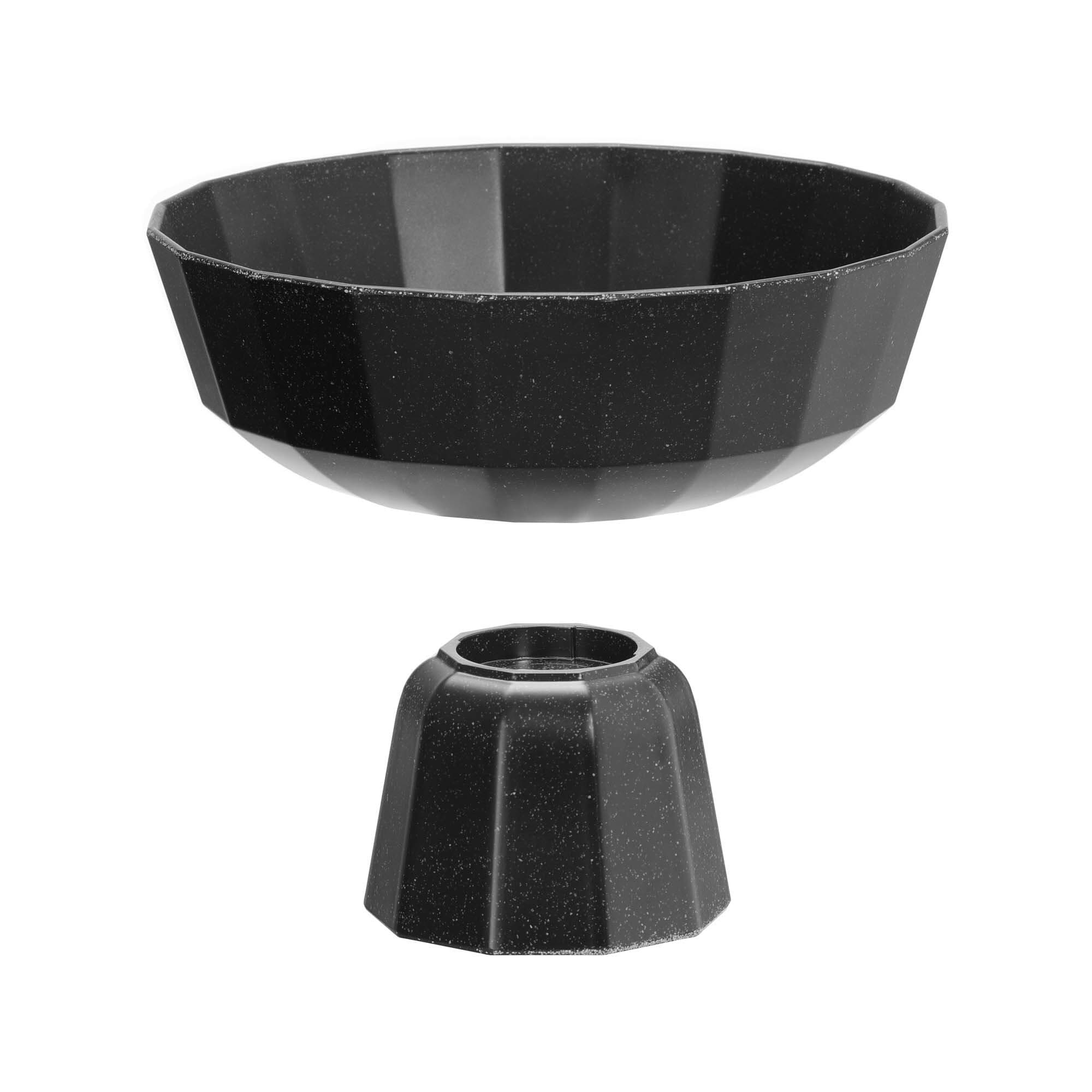 Podstawa do patery Metropolis,czarna, 110x(h)82mm