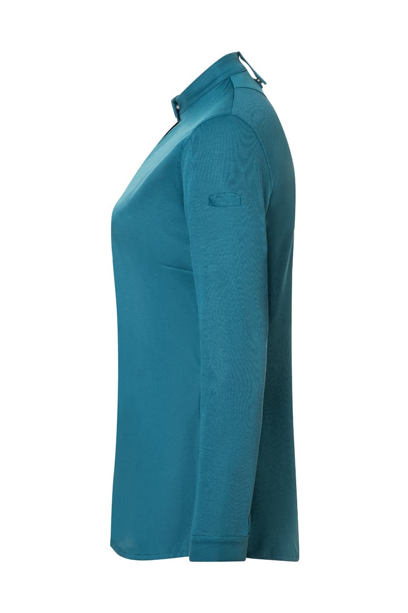 Bluza kucharska damska z długim rękawem DIAMOND CUT® Avantgarde DCJF 8/104/52 kolor ciemny petrol