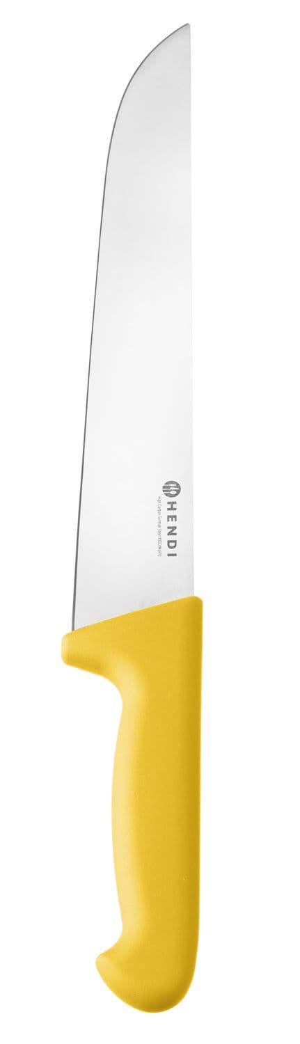 Nóż rzeźniczy 250 mm, HACCP, HENDI, Profi Line, żółty, (L)381mm