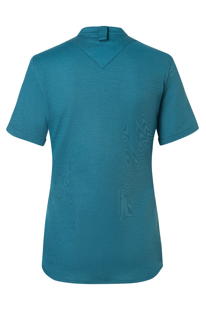 Bluza kucharska damska z krótkim rękawem DIAMOND CUT® Avantgarde DCJF 9/104/46 kolor ciemny petrol