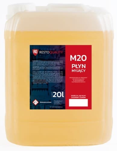 Profesjonalny płyn do mycia naczyń w zmywarkach gastronomicznych M20