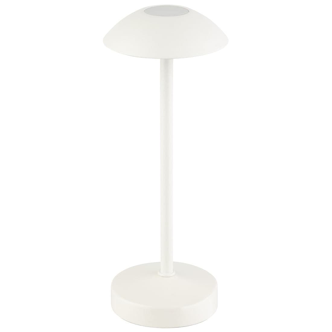 ALVA lampa stołowa LED, biała, z regulacją barwy światła i ściemnianiem, 8 x h20 cm