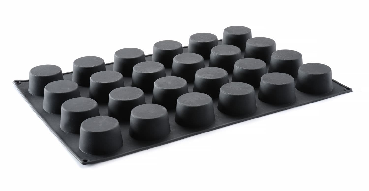 Forma silikonowa MUFFIN, HENDI, 570x375x(H)40mm, Okrągły