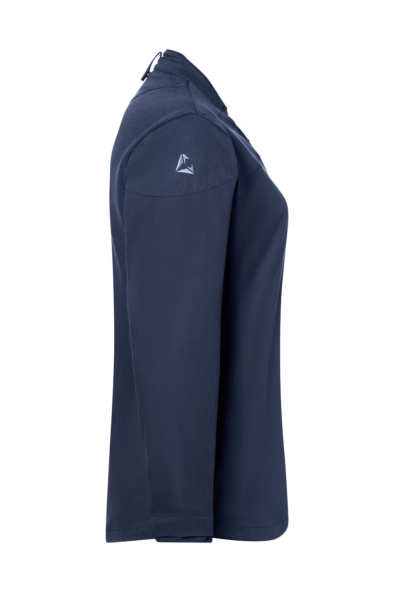 Bluza kucharska damska z długim rękawem DIAMOND CUT® Excellence DCJF 10/83/44 kolor stalowoniebieski