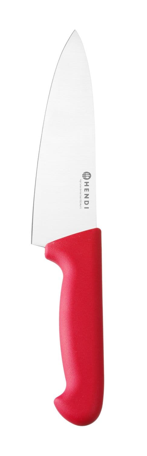 Nóż szefa kuchni 160 mm, HACCP, HENDI, Profi Line, czerwony, (L)293mm