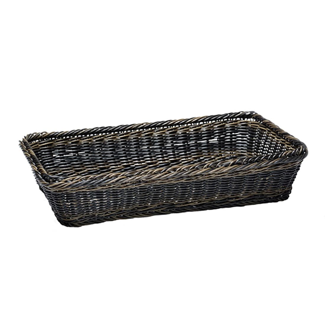 GN LINE kosz na pieczywo GN 1/1 100mm wenge, imitacja wikliny