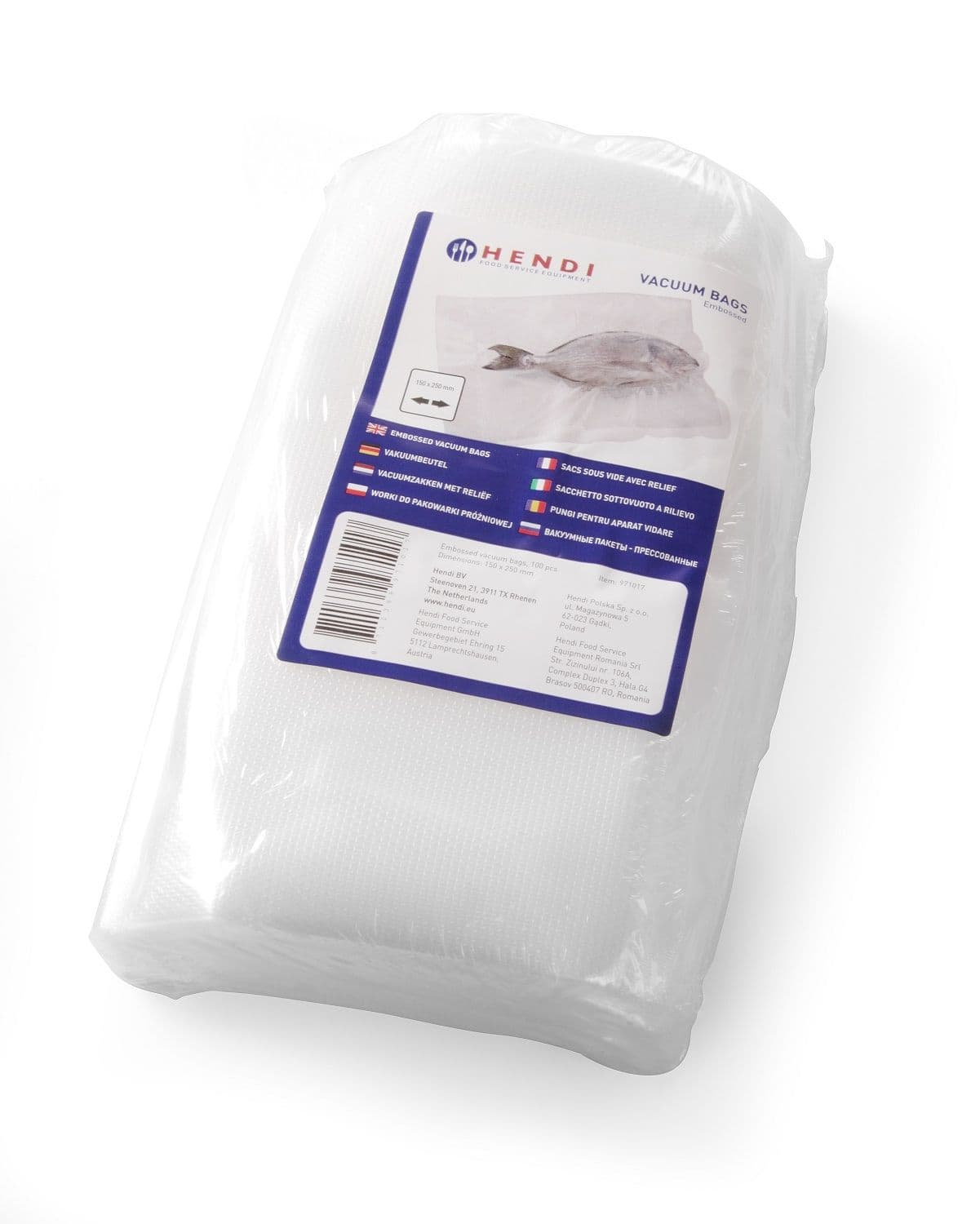 Worki do gotowania sous vide do pakowarek komorowych, HENDI, 100 szt., 200x300mm