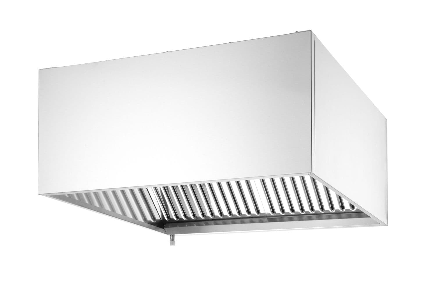 Okap przyścienny – skręcany , HENDI, srebrny, 1005x1000x(H)450mm, Prostokątny