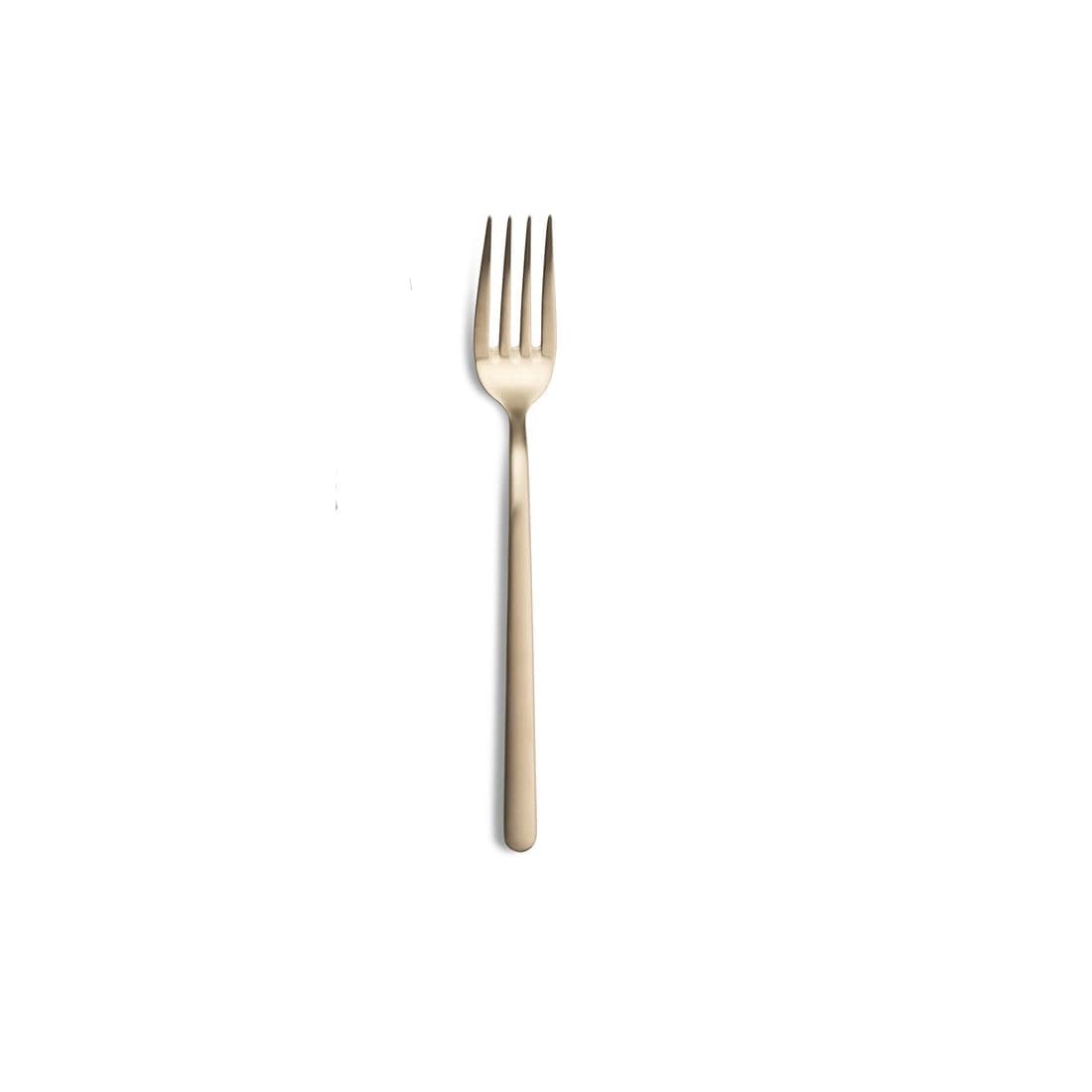 VIOLET Champagne Satin widelec deserowy 175 mm 18/0